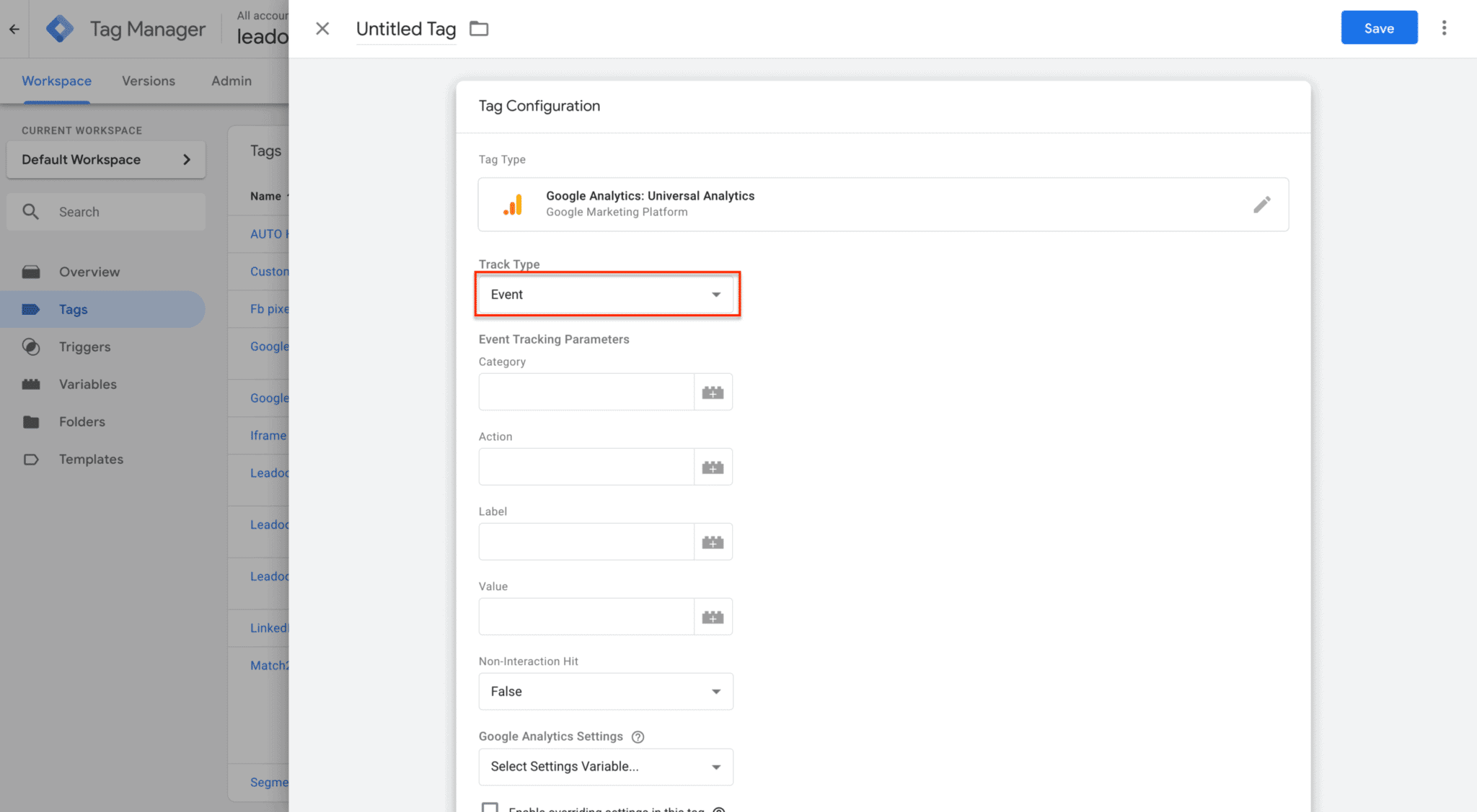gtm7 google tag manager integration leadoo Setting up an integration to Google Tag Manager (GTM)