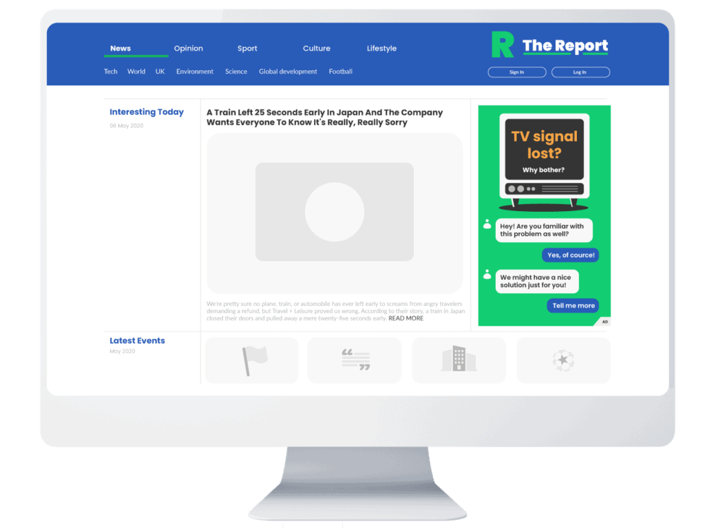 bannerbot header marketing platform Create a Website for Lead Generation!