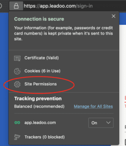 pasted image 0 11 how to enable browser notifications How to enable sound settings for your Leadoo notifications?