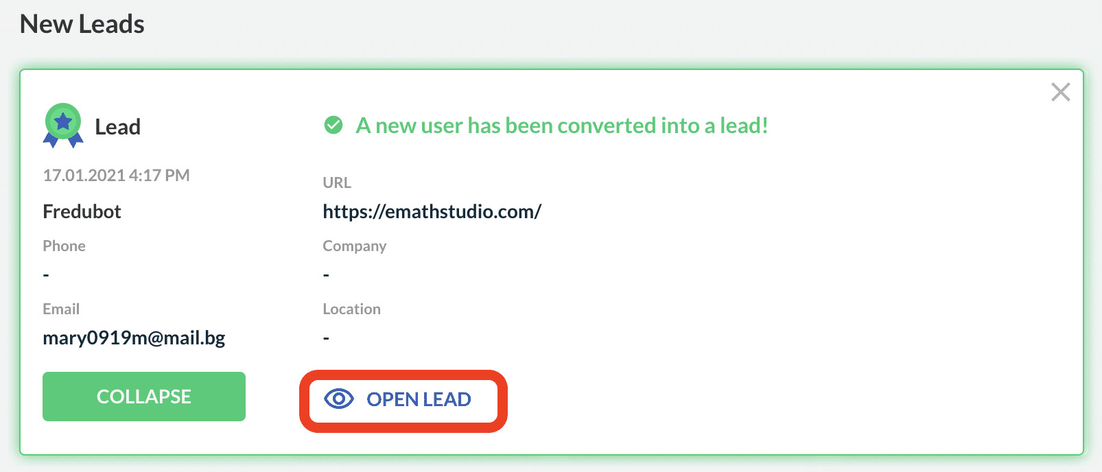 Screenshot 2021 01 18 at 10.44.40 how to use leadoo dashboard Understanding the Leadoo dashboard