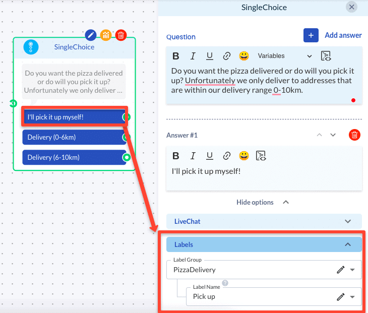 label attachment Build a Quote Calculator using Dynamic Variables