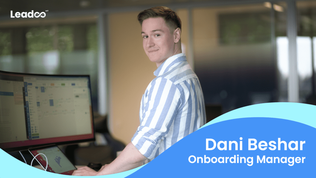 dani personoituja keskusteluita Kaikki Leadoon käyttöönottoprosessista!