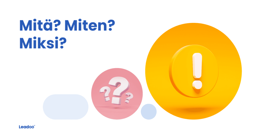 FAQ about Leadoo featured UKK – 8 kysytyintä kysymystä Leadoosta