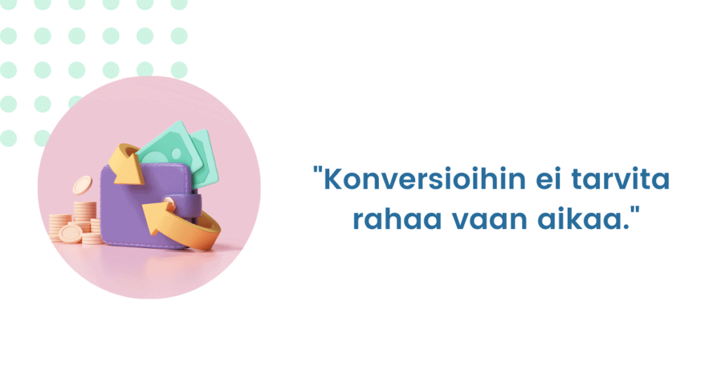 Konversiot markkinointibudjetti Pieni vastaan iso markkinointibudjetti – miten kilpailla konversioissa?