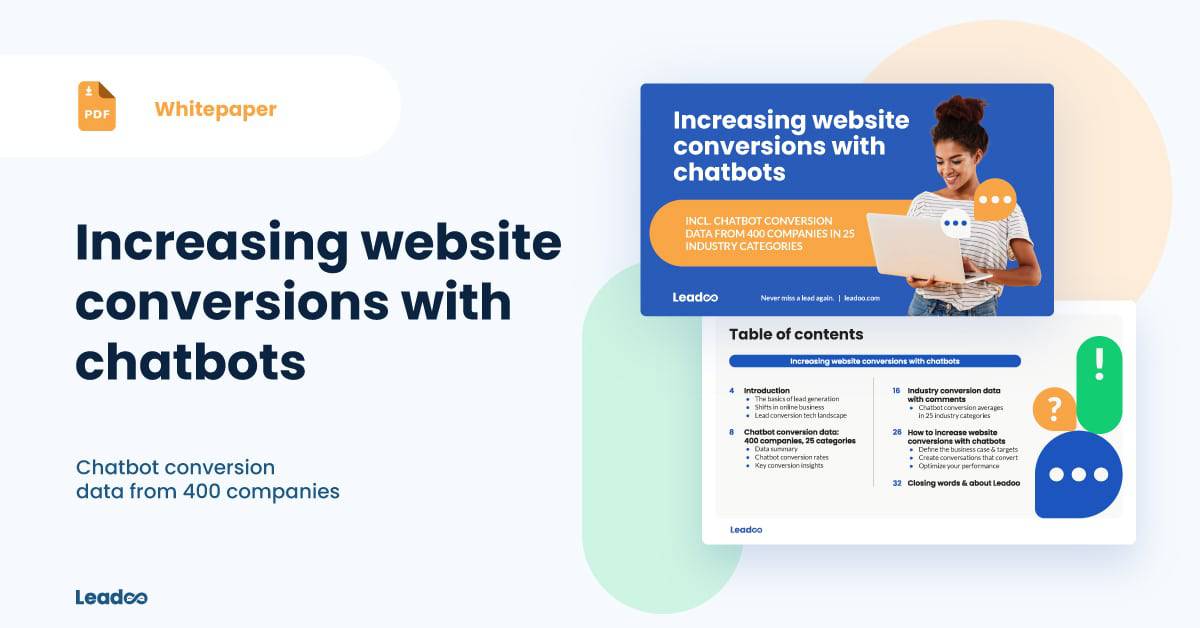 How to increase website conversions with chatbots