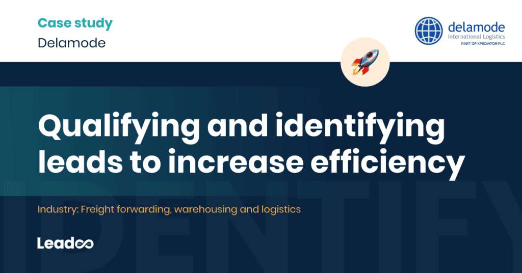 Qualifying and identifying leads to increase efficiency