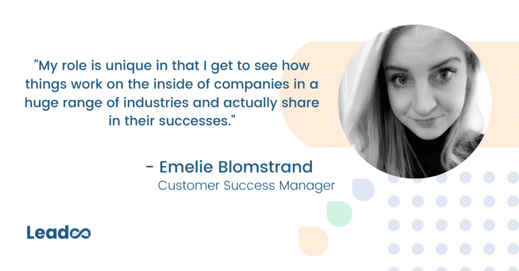 Emelie Life at Leadoo quote