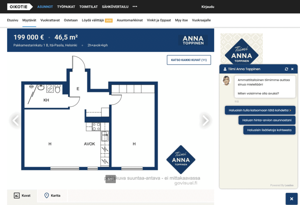 Na%CC%88ytto%CC%88kuva 2022 3 2 kello 11.14.05 yhteydenottoja Bottien avulla lisää näkyvyyttä ja yhteydenottoja myös omien verkkosivujen ulkopuolelta
