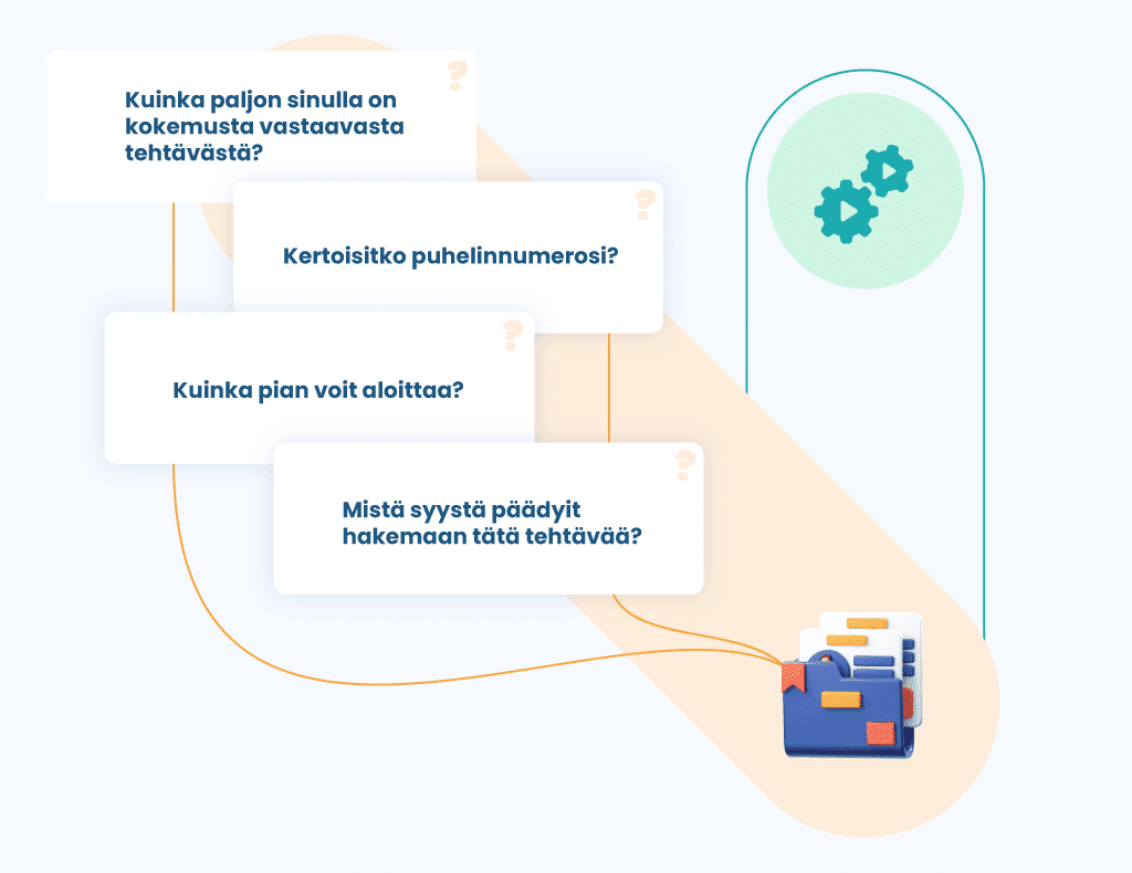 FIN Use case Recruitment automater rekrytointi Leadoo rekrytoinnille