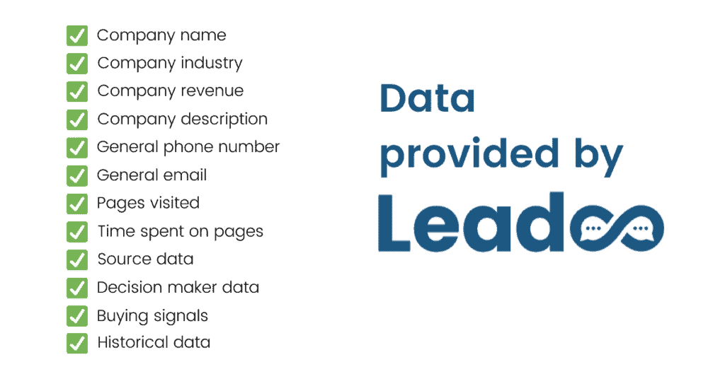 Data provided by Leadoo