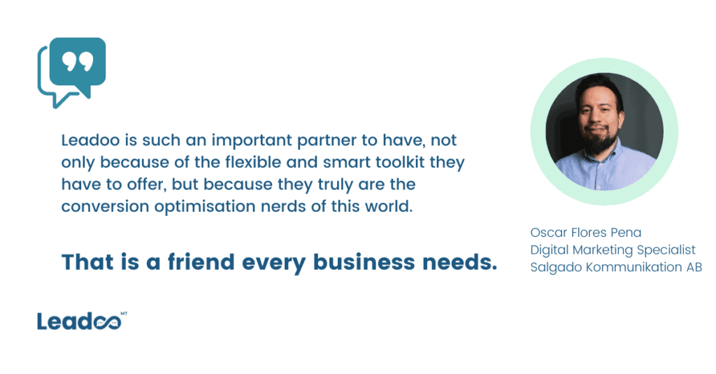 Partnership announcement Leadoo Salgado