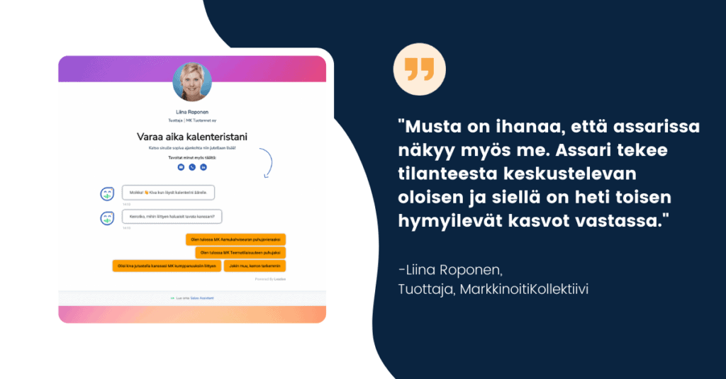 Template 2 4 Leadoo Sales Assistant helpottamaan rutiinitehtäviä Leadoo Sales Assistant helpottaa päivittäisiä rutiinitehtäviä