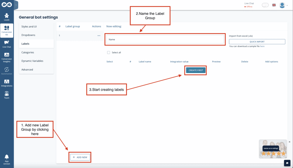 Leadoo labels pic1 Leadoo labels - How and why to use them
