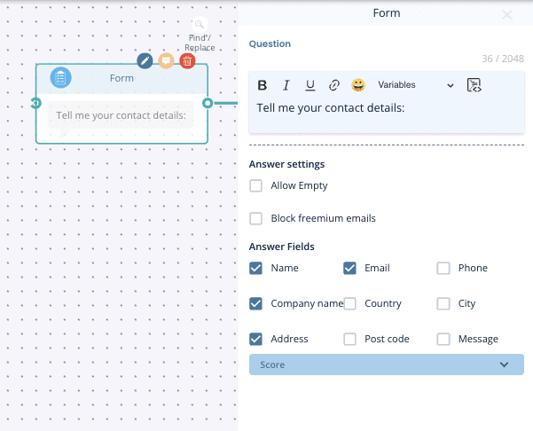 Leadoo nodes Form How to Build Your First VisualBot