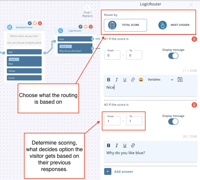 Leadoo nodes Logic Router How to Build Your First VisualBot