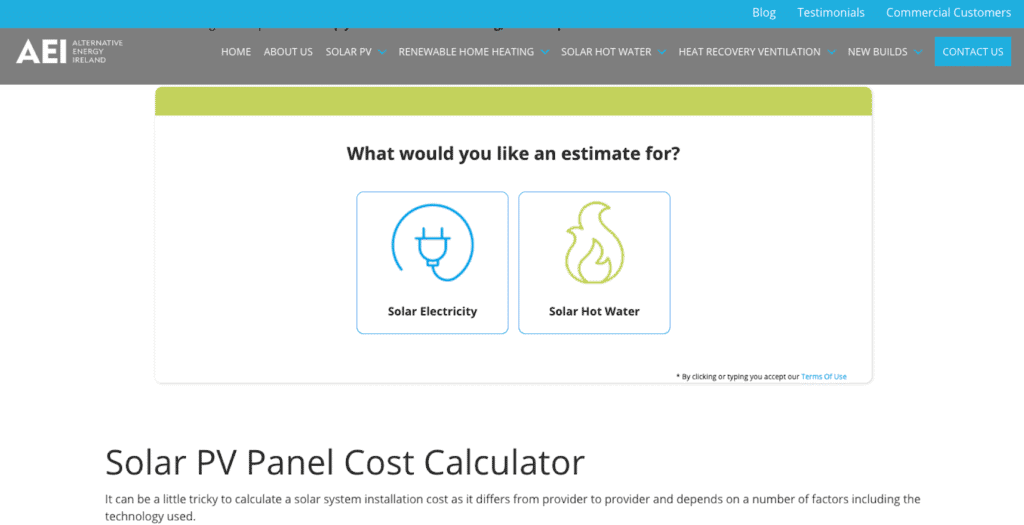 User experience through visual bots AEI ireland