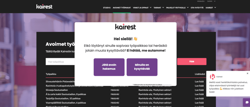 Na%CC%88ytto%CC%88kuva 2022 6 13 kello 9.38.17 Exit intent Miksi juuri sinun tulisi käyttää Exit Intent-ominaisuutta