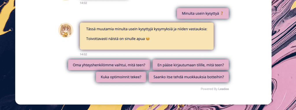 Na%CC%88ytto%CC%88kuva 2022 6 1 kello 14.02.29 Leadoo Sales Assistant pähkinänkuoressa Leadoo Sales Assistant pähkinänkuoressa - mitä, miksi, ja miten?