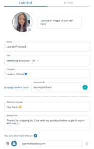 Screenshot 2022 07 13 at 10.53.03 Leadoo sales assistant Leadoo Sales Assistant in a nutshell
