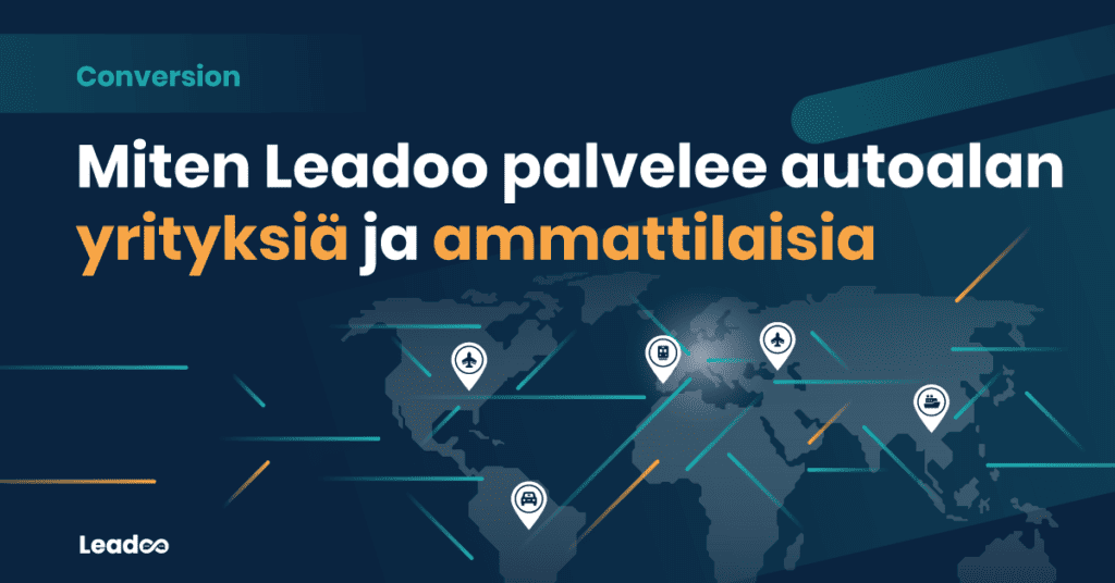 Miten Leadoo palvelee autoalan yrityksia ja ammattilaisia ostopolku Miten Leadoo palvelee autoalan yrityksiä ja ammattilaisia