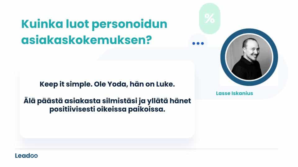 Kuinka luot personoidun asiakaskokemuksen markkinoinnin keinoin 29.9.2022 asiakaskokemus Kuinka luoda personoitu asiakaskokemus markkinoinnin keinoin