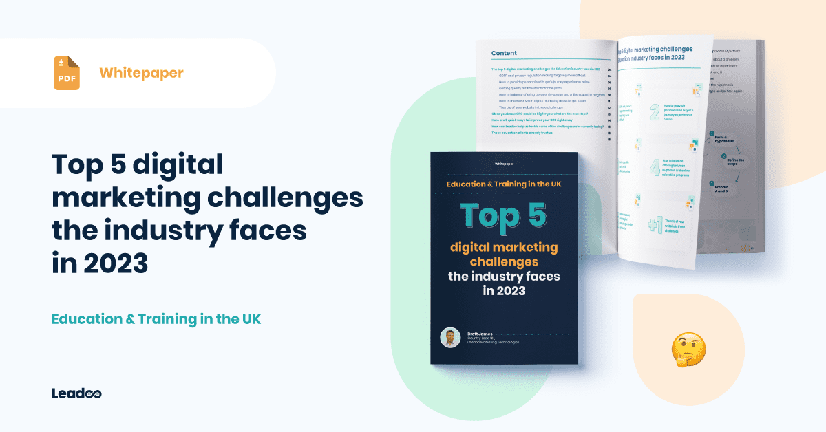 The Top 5 challenges Education and Training faces in the UK: 2023