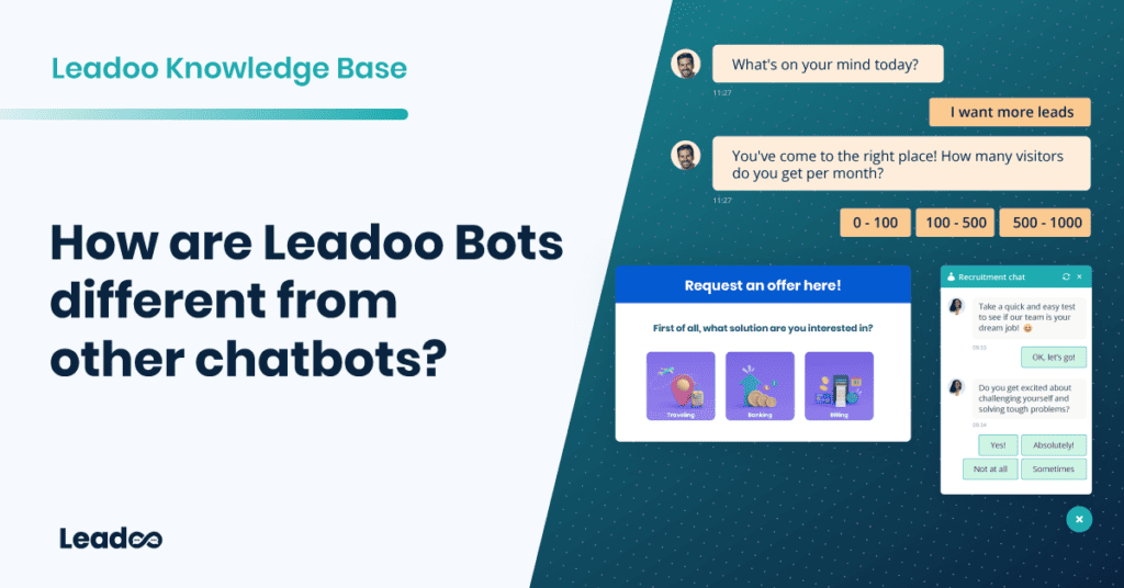 Leadoo Bots different from other chatbots featured How are Leadoo Bots different from other chatbots?