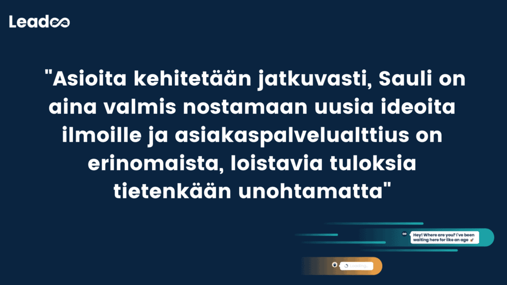 Sara images 8 leadoo Helposti lähestyttävä rajapinta ja lisää liidejä Leadoon avulla