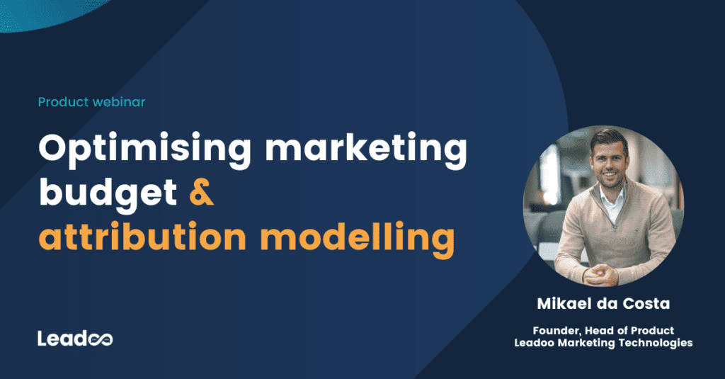 AttributionEN 2 conversion meet-up Optimise marketing budget & attribution modelling