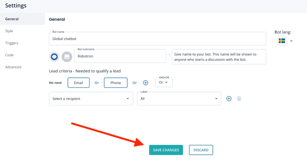 Adding a team member step 4