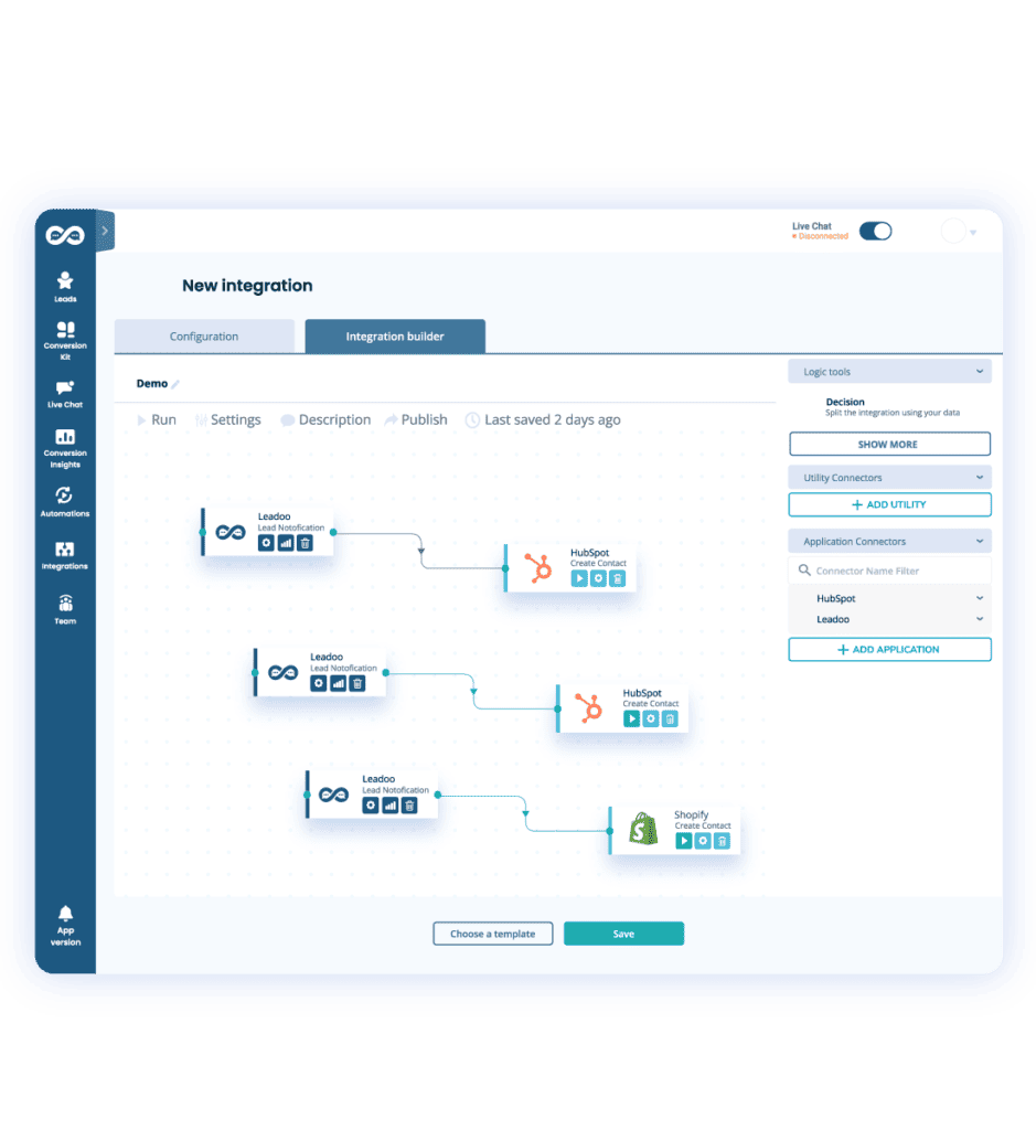 Integrations 2 integrations leadoo Integrations Leadoo integrations leadoo Integrations