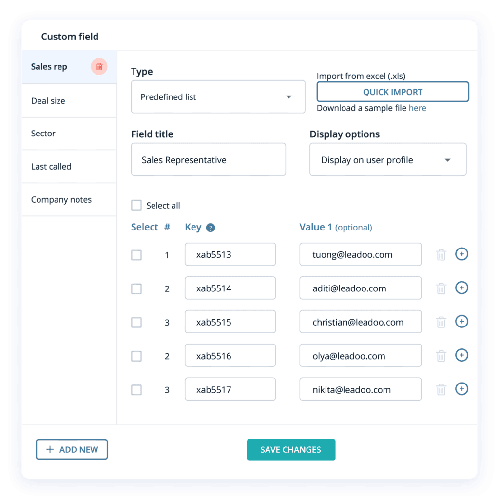 Sales 7 Sales Alerts Two-way integration