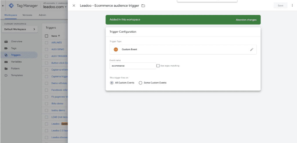 How to create remarketing audiences with Leadoo 3 Remarketing audiences 3 How to create remarketing audiences with Leadoo
