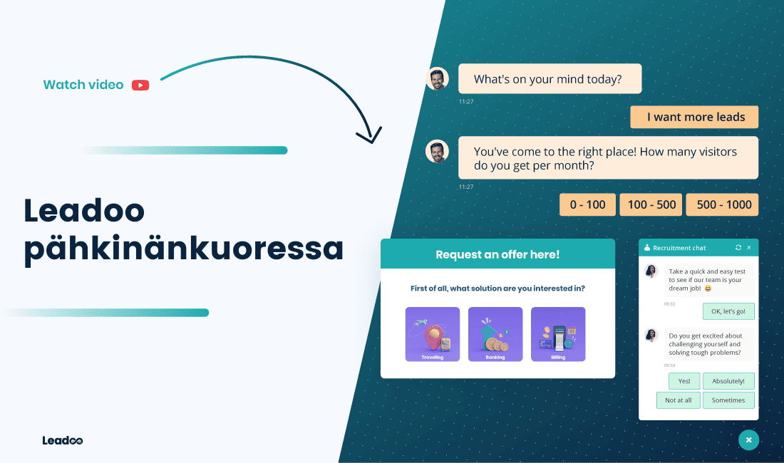 Add a heading 3 Mitä Leadoo siis tekee?