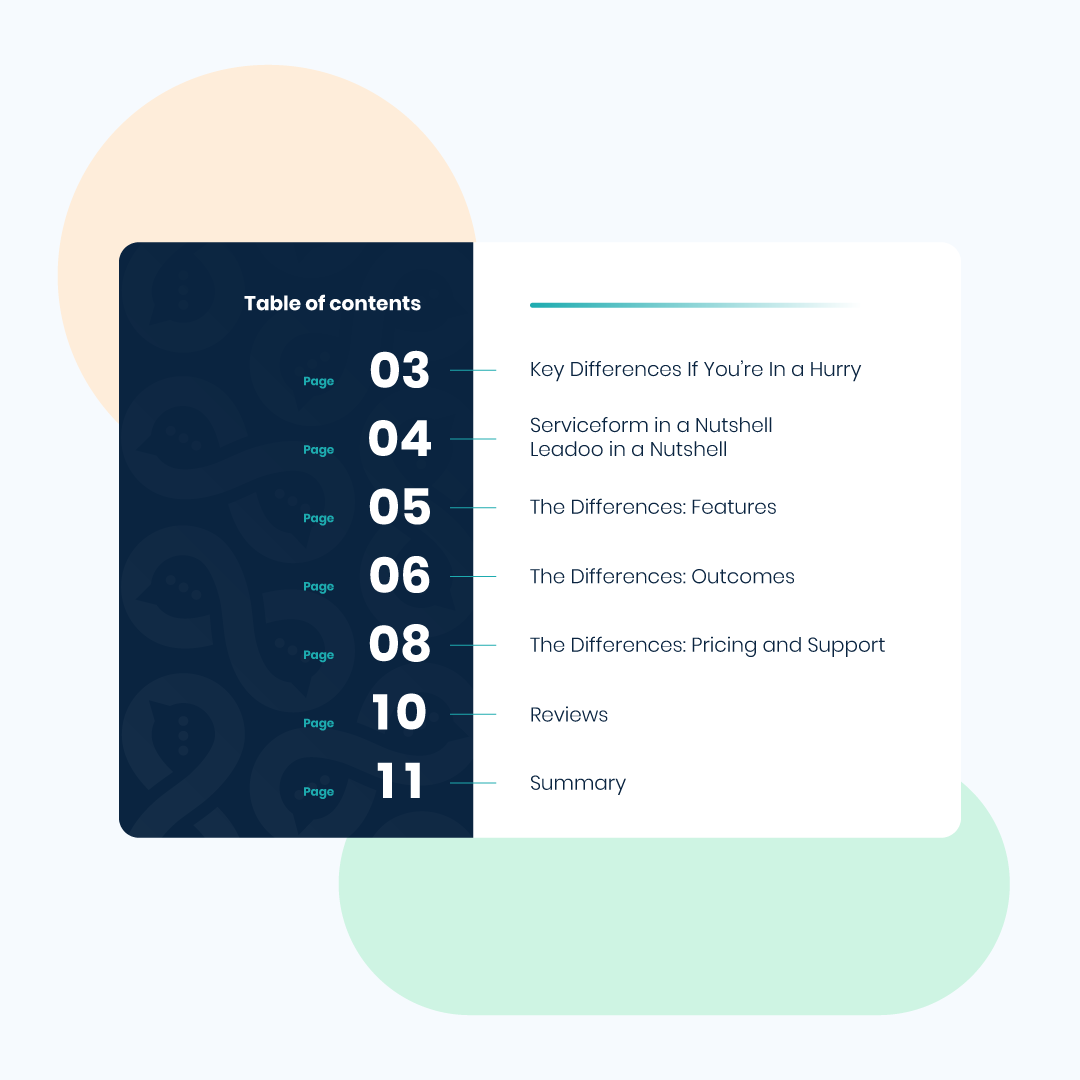 Serviceform Vs Leadoo 02