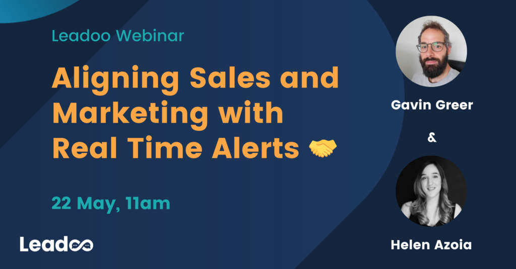 WebsitesalesEN 3 Webinar: Aligning Sales and Marketing with Real Time Alerts
