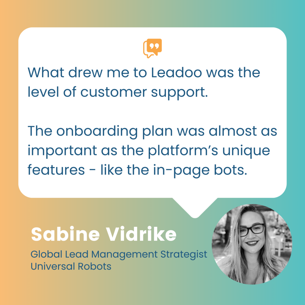 Petra EN 3 How Universal Robots power commercial success and user engagement with Leadoo bots - universally