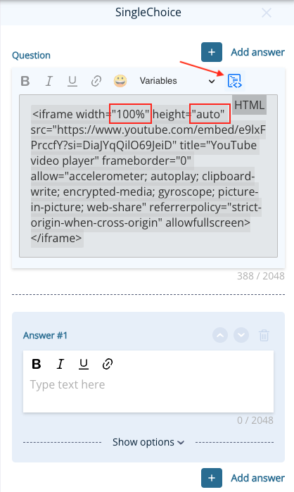How to embed video and images in a Leadoo bot 8 video Screen Shot 2024 07 24 at 11.46.37 AM video How to embed video and images in a Leadoo bot