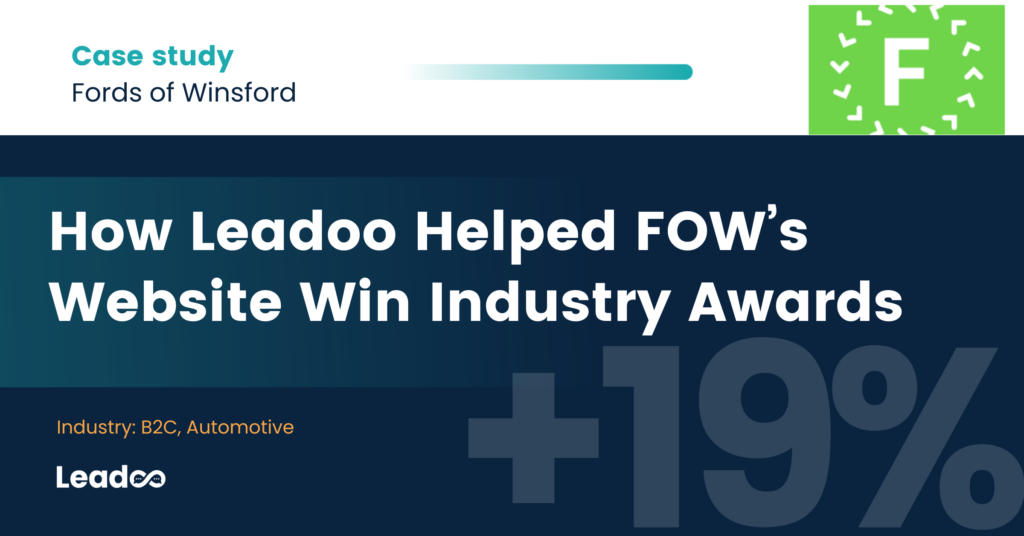 How Leadoo Helped FOWs Website Win Industry Awards How Leadoo helped FOW’s website win awards and become its best performing sales channel