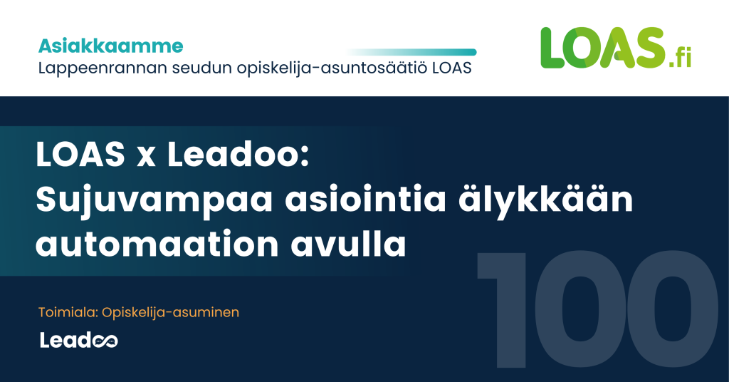 LOAS Headline LOAS x Leadoo: Smoother Interactions Through Smart Automation