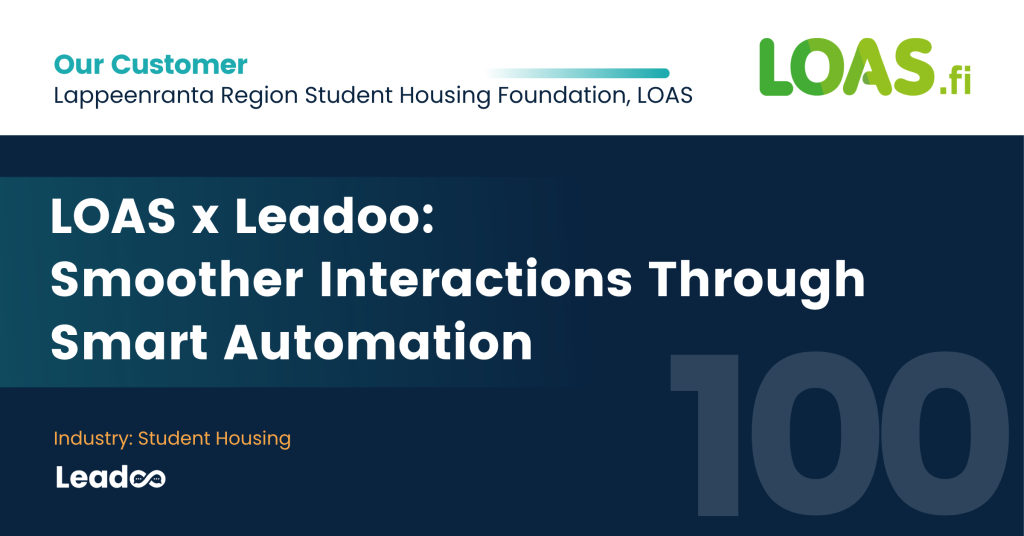 LOAS Headline EN LOAS x Leadoo: Smoother Interactions Through Smart Automation